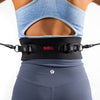 Impact wearable from behind showing the resistance bands