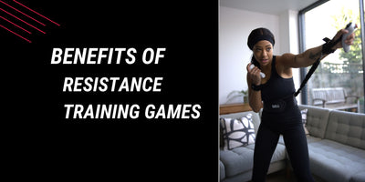 What are the benefits of incorporating resistance training games into a fitness routine?